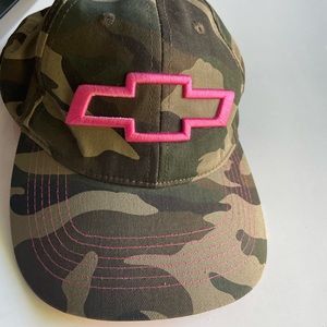 Chevy camo pink hat womens one size cotton